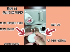 Жестяные коробки 4liter 1gallon машинного масла пустые