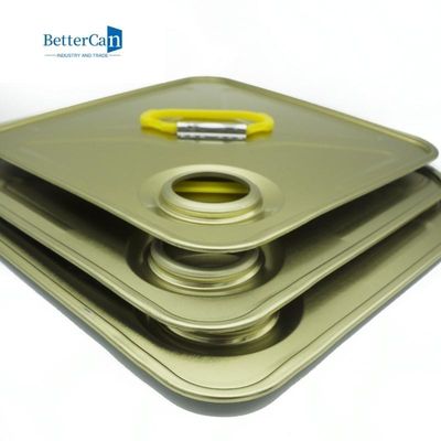 Купить части L237*W237 жестяной коробки квадрата 18L 20L с подгонянными ручкой/крышкой online manufacture