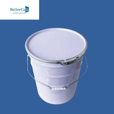 Пустое ведро 20L краски металла ведро краски 5 галлонов белое с регулируемой высотой