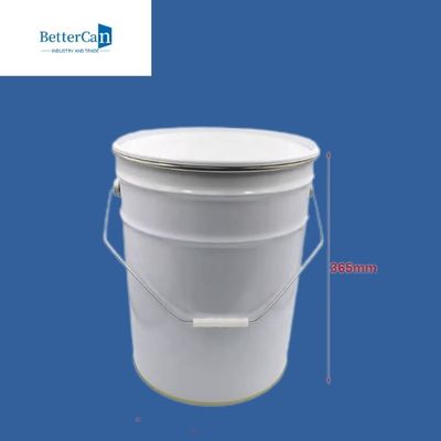 Анти- ведро ведра 15L 20L краски металла ржавчины белое с крышкой