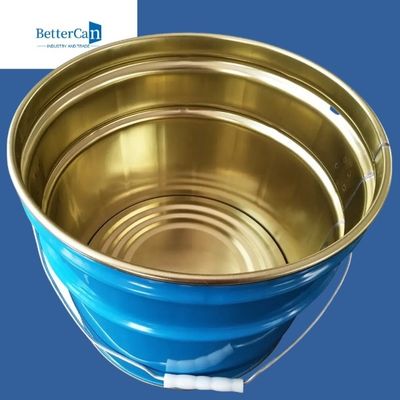 Resealable металл ведра ведра краски металла ведро 5 галлонов с крышкой ручки