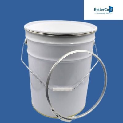 Tinplate ведра краски 5 галлонов, ведро металла 20L с крышкой