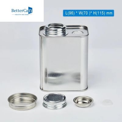 Пустой квадратный контейнер 18Oz L95mm*W75mm*H115mm олова кофейного зерна
