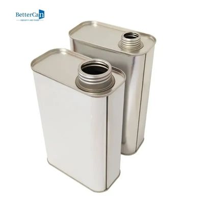 Круглый контейнер олова металла олова 200ml 500ml машинного масла с крышкой металла