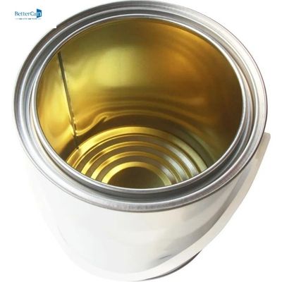 Круглый металл олова 5L краски автомобиля может с крышкой ISO9001 кольца замка рычага