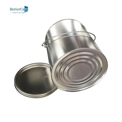 Круглый металл олова 5L краски автомобиля может с крышкой ISO9001 кольца замка рычага