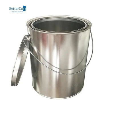 Круглый металл олова 5L краски автомобиля может с крышкой ISO9001 кольца замка рычага