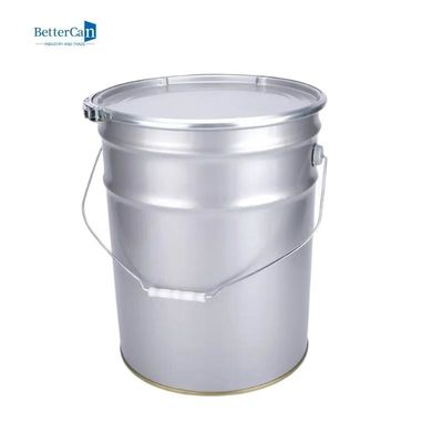 Круглая украшая белизна консервной банки 20L краски красит ведро 5 галлонов