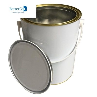 жестяные коробки пустых опарников краски 3.7L изготовленные на заказ напечатанные с крышками ISO9001 рычага