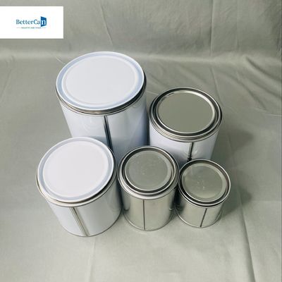 1/2 пинты автомобильной краски оловянные банки с металлическим покрытием OEM 250 мл до 5 литров авто оловянные банки